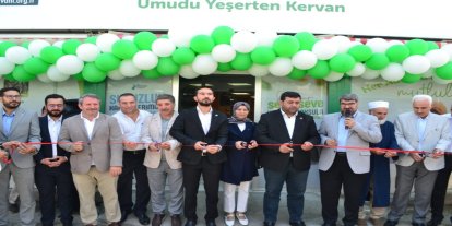 Umut Kervanının beşinci sosyal market projesi, Bursa'da hayata geçti