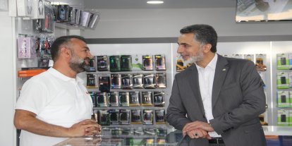 HÜDA PAR'dan Bingöl'de esnaf ziyareti