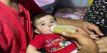 "Gazze'de süt yok, acı mercimek var"