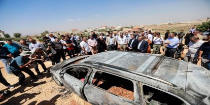 AB ve diplomatlar Kafr Malik'te: İşgalcilerin saldırısı açık bir terör