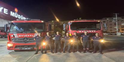 Batman'dan Hatay yangınlarına destek için gittiler