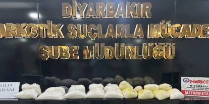 Diyarbakır'da 43 kilogram uyuşturucu ele geçirildi