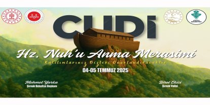 Şırnak’ta Hz. Nuh'u anma etkinliği düzenlenecek