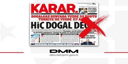DMM'den "doğalgaz fiyatları" hakkındaki kıyaslara açıklama