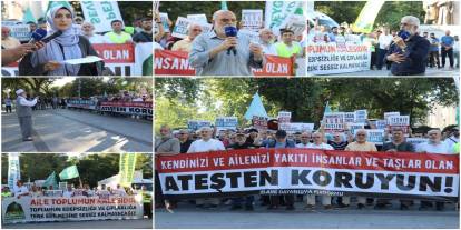 Teşhirciliğin son bulması için Saraçhane'de toplandılar