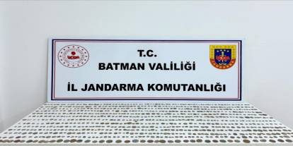 Batman'da tarihi eser operasyonu: bin 245 sikke ele geçirildi