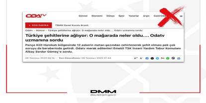 DMM, mağarada "tuzaklama" yapıldığı iddialarını yalanladı
