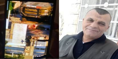 Cenin'de işgalciler şehit ettikleri Filistinliyi araçla ezdi