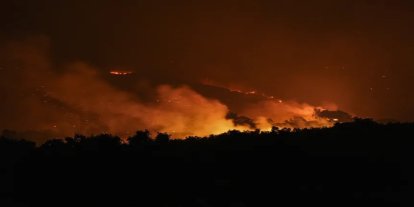 Çankırı'da orman yangını