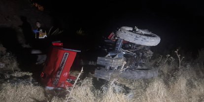 Malatya'da traktör devrildi: 1 ölü