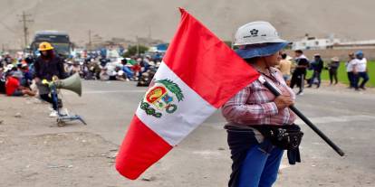 Peru'da maden işçileri sokağa döküldü