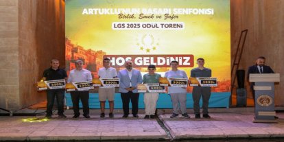 Mardin’de LGS birincileri için ödül töreni düzenlendi
