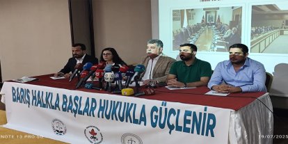 Şanlıurfa Barosu'ndan silah bırakma sürecine destek açıklaması