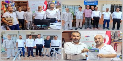 HÜDA PAR Tarsus İlçe Başkanlığı'ndan muhtar ziyaretleri