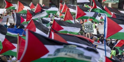 Gazze'deki açlığa tepki olarak Washington ve New York'ta gösteriler düzenlendi