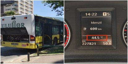 Bursa'da aşırı sıcaklar otobüsü yolda bıraktı