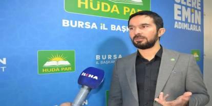 HÜDA PAR Bursa İl Başkanlığı’ndan "Yangın" seferberliği