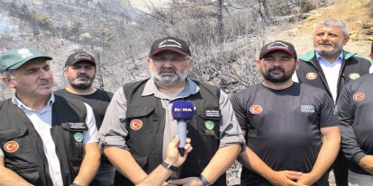 Umut Kervanı Bursa'da yangın bölgesinde