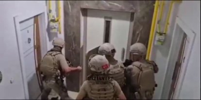 Gaziantep'te 24 adrese eş zamanlı operasyon: 15 gözaltı