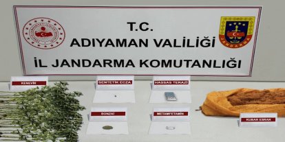 Adıyaman'da uyuşturucu operasyonları: 43 gözaltı