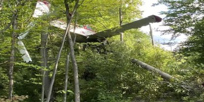 Kanada'da küçük bir uçak düştü