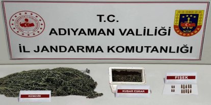 Adıyaman'da uyuşturucu operasyonu: 1 tutuklama