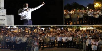 Gaziantep'te "Gazze ölüyor, seccadeni al gel"  temalı Gazze'ye destek etkinliği