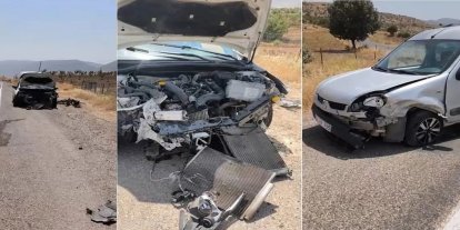 Siirt'te iki araç çarpıştı: Kazada ölen ya da yaralanan olmadı