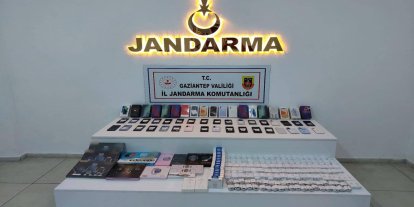 Gaziantep'te gümrük kaçağı ürünlere el konuldu