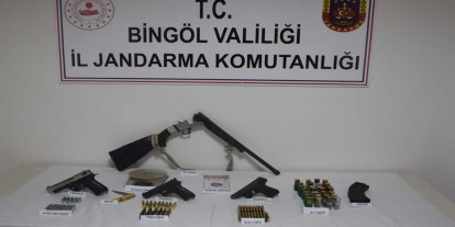 Bingöl'ün Genç ilçesinde silah ve uyuşturucu operasyonu