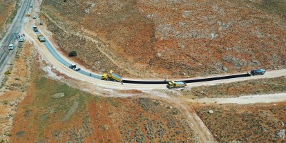 Büyükşehir Belediyesi ilçelerdeki yol çalışmalarını sürdürüyor