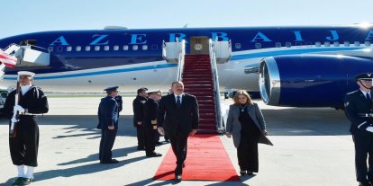 Azerbaycan Cumhurbaşkanı Aliyev, ABD'ye gitti
