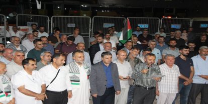 Mardinliler Gazze için TBMM’deki yürüyüşe destek olmak üzere yola çıktı