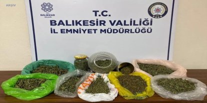 Balıkesir'de uyuşturucu operasyonu: 2 gözaltı