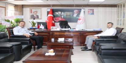 TPAO Bölge Müdürü Murat Karataş’tan İl Tarım Müdürü Necdet Tuncer’e Ziyaret