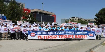 Diyanet-Sen'den "Yetersiz Teklife Hayır" eylemi