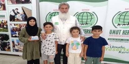 Batmanlı minik yüreklerden Gazze'ye anlamlı destek