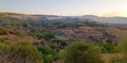 Adıyaman'da çıkan bağ ve bahçe yangınları söndürüldü