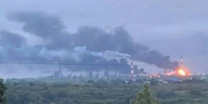 Ukrayna'dan Rus petrol rafinerisine saldırı