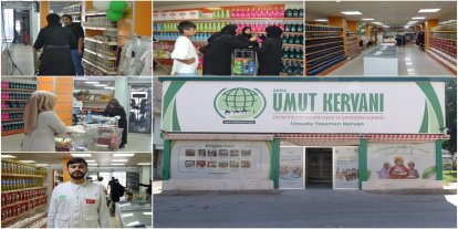 Umut Kervan'ından Bursa’da yüzlerce aileye kartlı yardım desteği