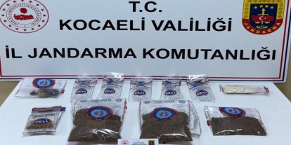 Kocaeli'de 1 kilo 873 gram bonzai ele geçirildi
