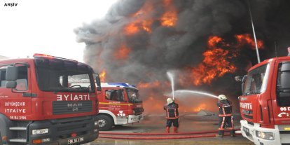 Ankara’da yolcu otobüsü alev aldı