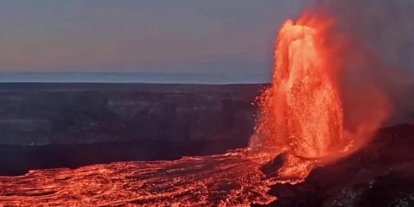 Hawaii adasındaki Kilauea Yanardağı'nda yeni patlama