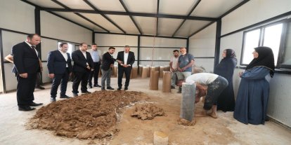 Mardin’de geleneksel arı kovanı üretim projesiyle istihdam fırsatı