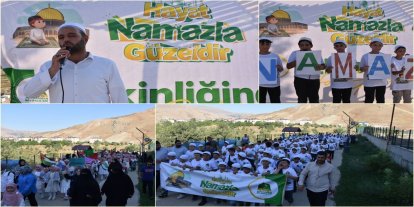 "Hayat Namazla Güzeldir" etkinliğinde Gazze’ye destek yürüyüşü