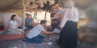 Çemikari Yaylası’nda göçer vatandaşlara mobil sağlık hizmeti