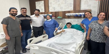Batman'da ilk kez çene kırığı ameliyatı yapıldı