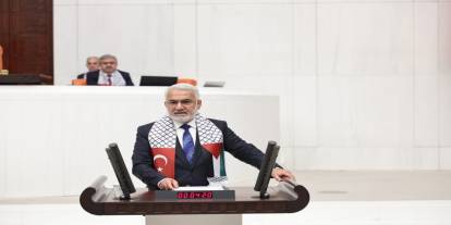 Yapıcıoğlu: Siyonist terör örgütünün saldırıları sadece masum Filistinlilere yönelik değil, tüm insani değerlere yöneliktir