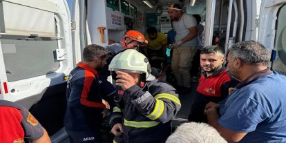 Siirt’te takla atan araçta 2 kişi yaralandı