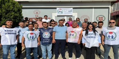 Gaziantep'te SYDV çalışanları grev başlattı
